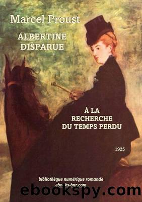 Albertine disparue by Marcel Proust